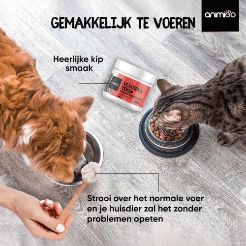 Schat Oogverblindend Buskruit Natuurlijk vlooien- en tekenpoeder | Bescherming voor hond & kat | Animigo