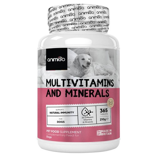 Multivitaminen en mineralen voor honden - 365 tabletten - Animigo
