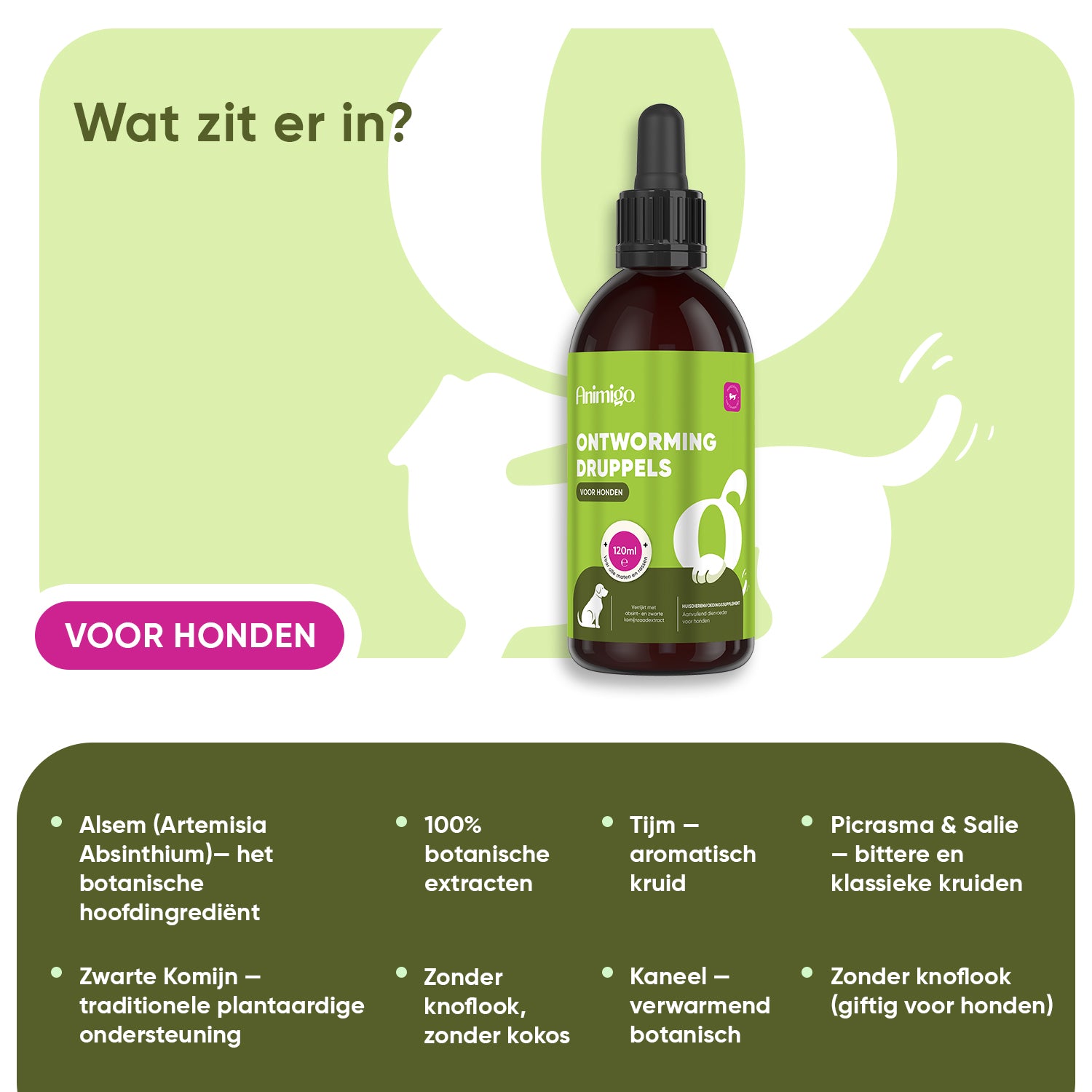 Anti wormen voor honden