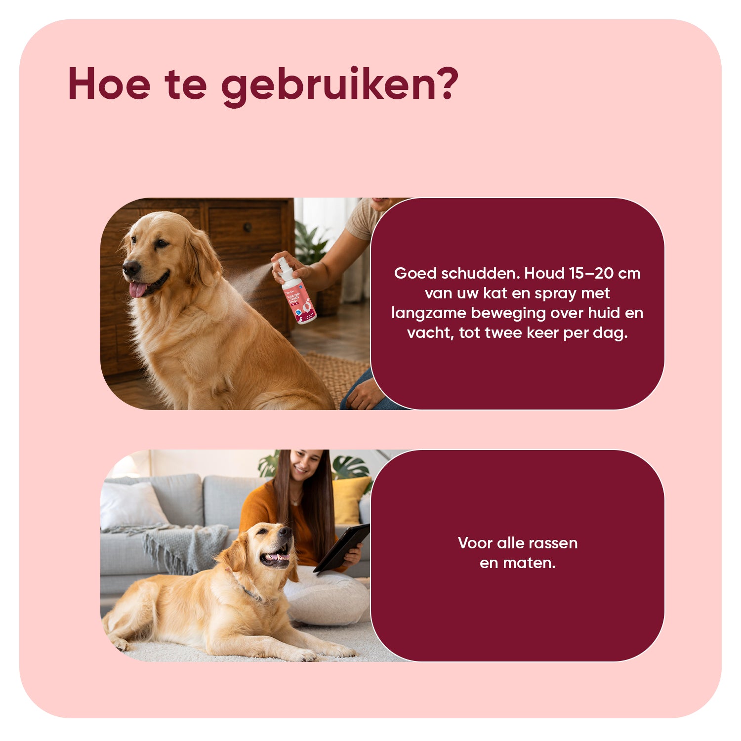 Vlooien- en Tekenwerende spray voor Honden 500ml