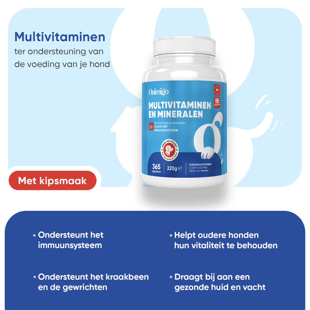 Multivitamine & Mineralen voor honden