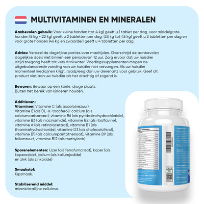 Multivitamine & Mineralen voor honden