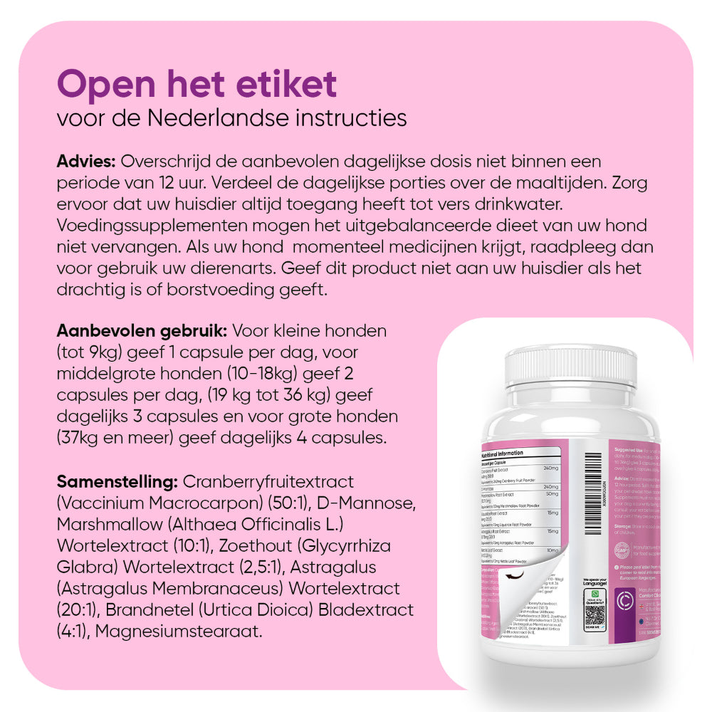 Urinehulp voor honden