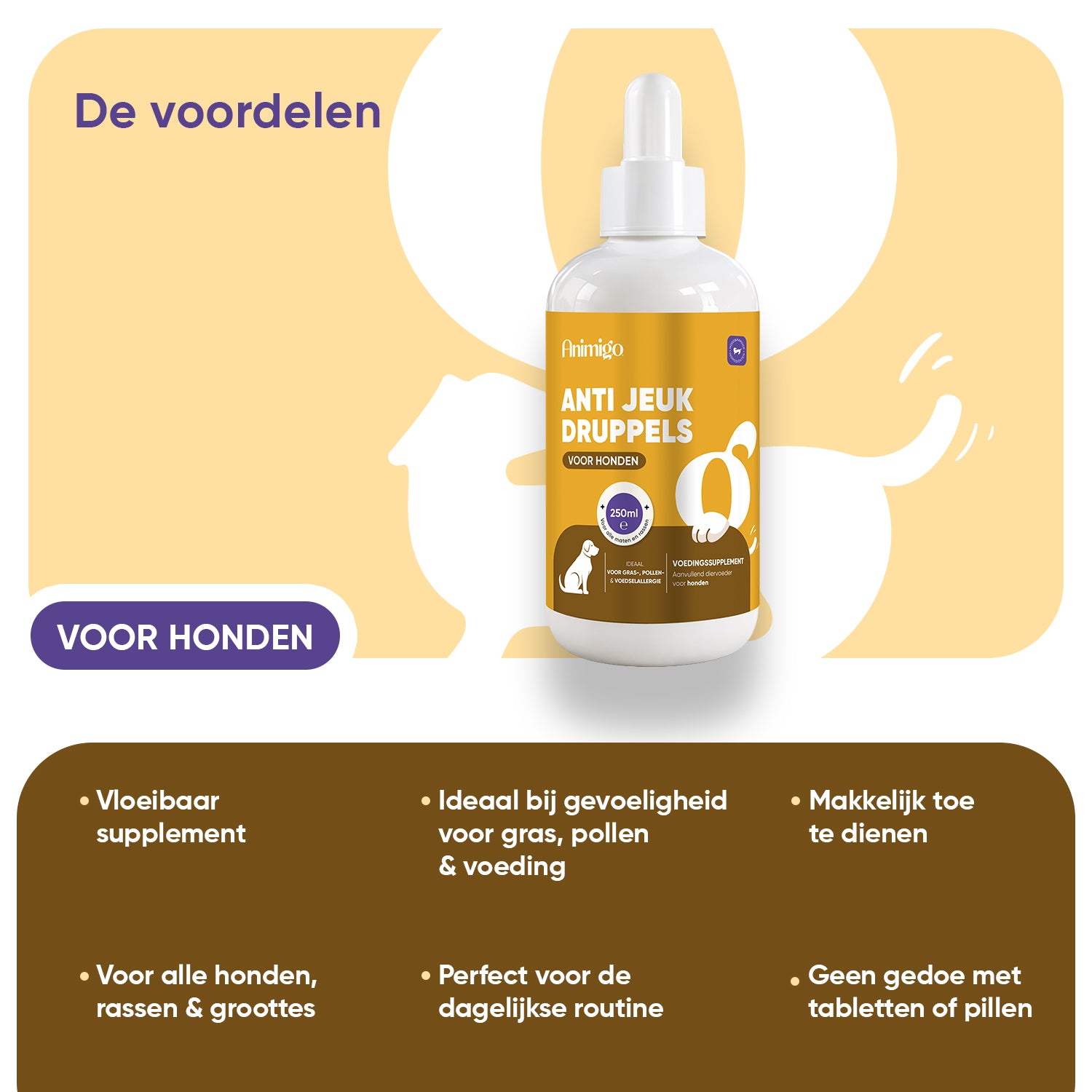 Anti-jeuk druppels voor honden
