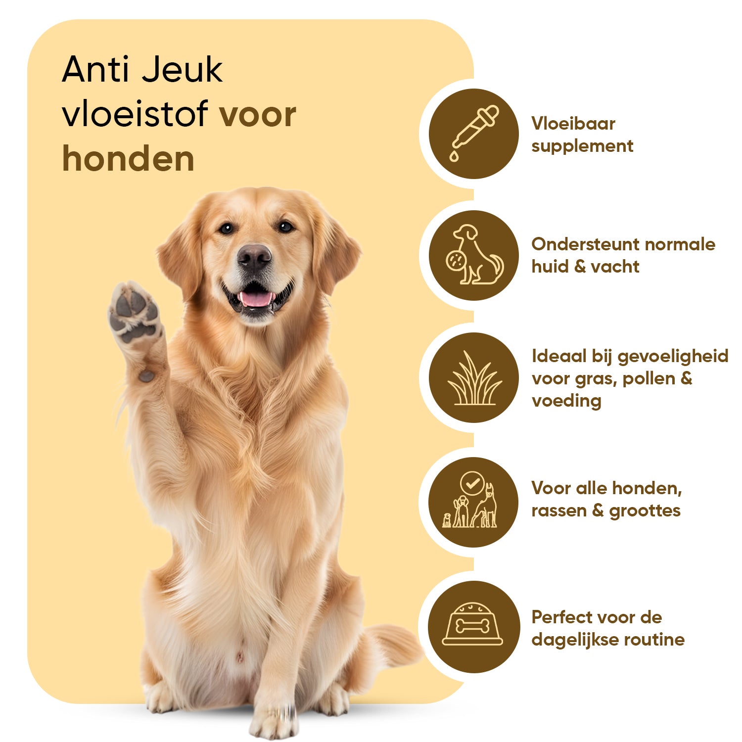 Anti-jeuk druppels voor honden