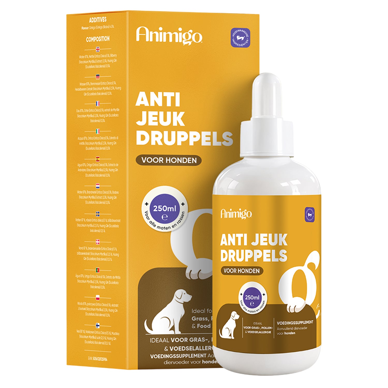 Anti-jeuk druppels voor honden