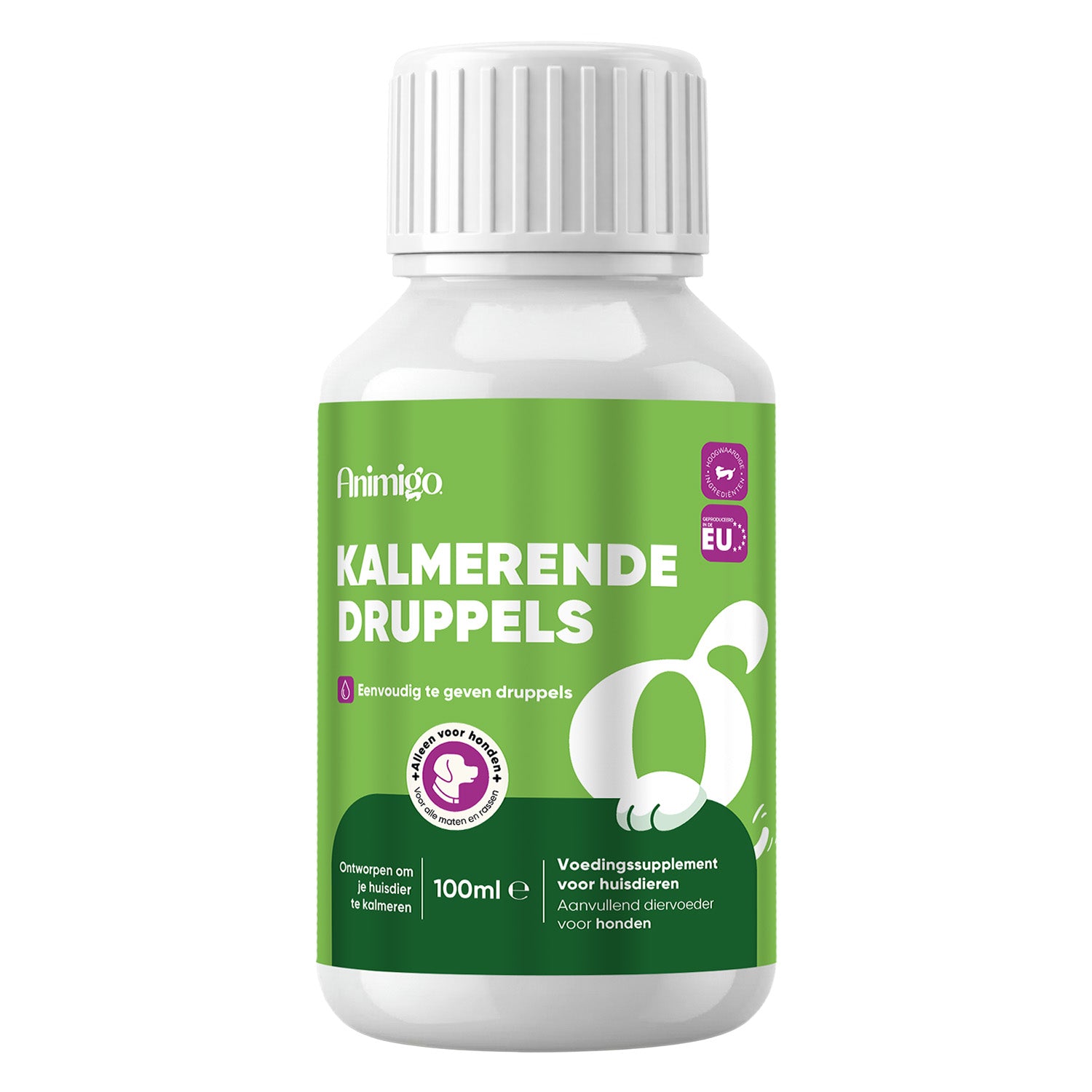 Kalmerende druppels voor honden