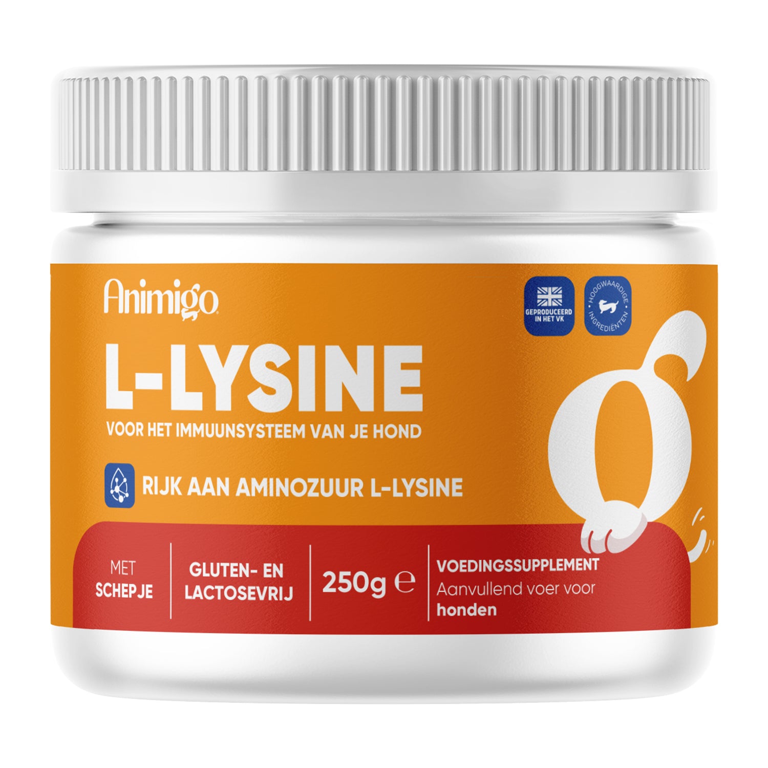 L-lysinepoeder voor honden 250 g