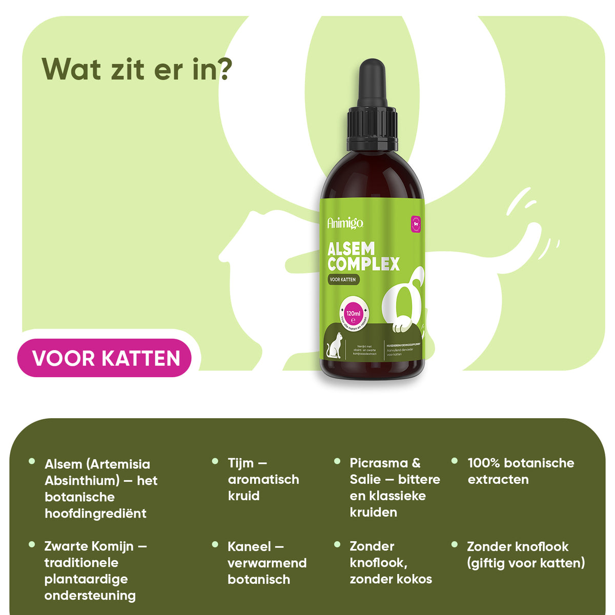 Alsem complex voor katten