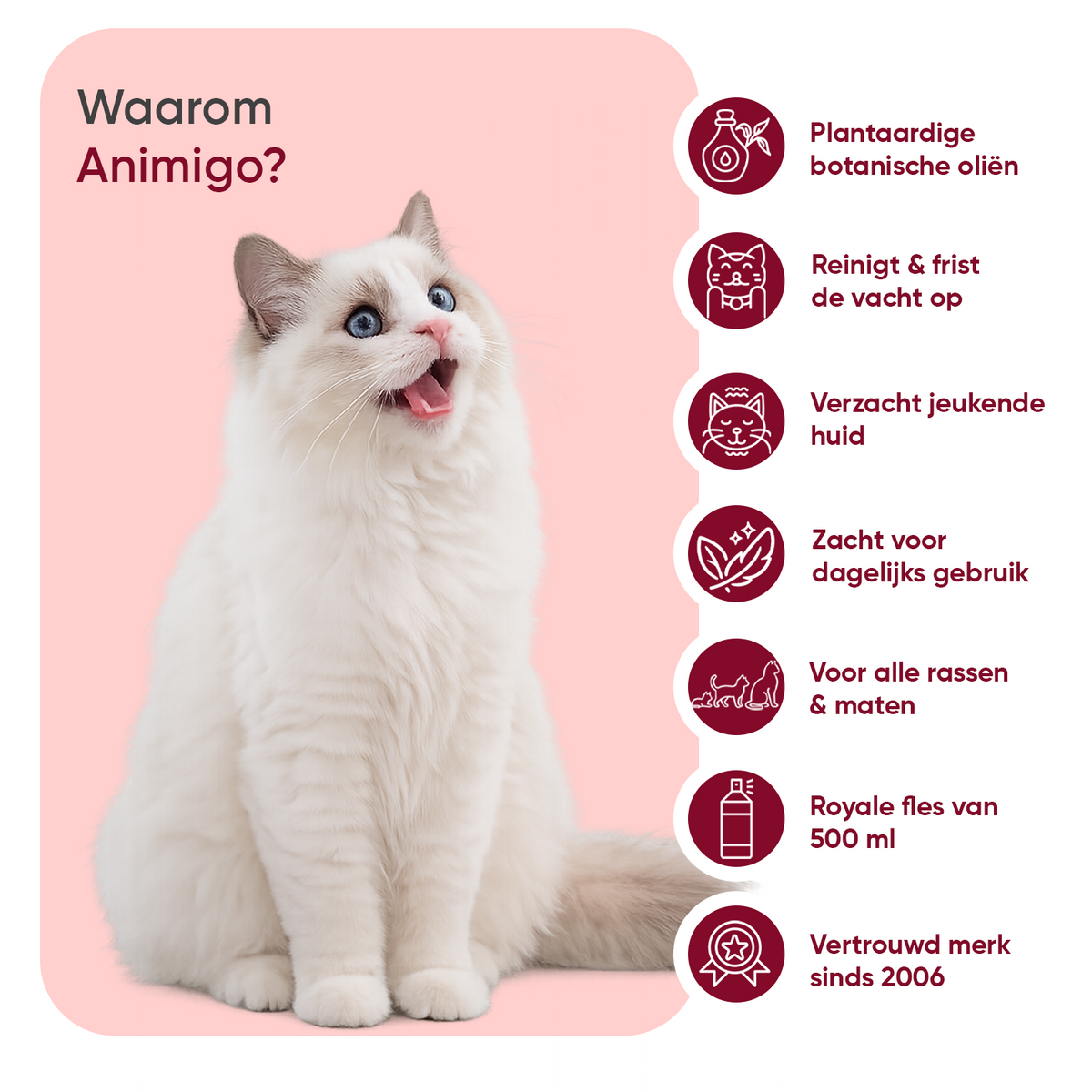 Vlooien- en Tekenwerende spray voor Katten 500ml