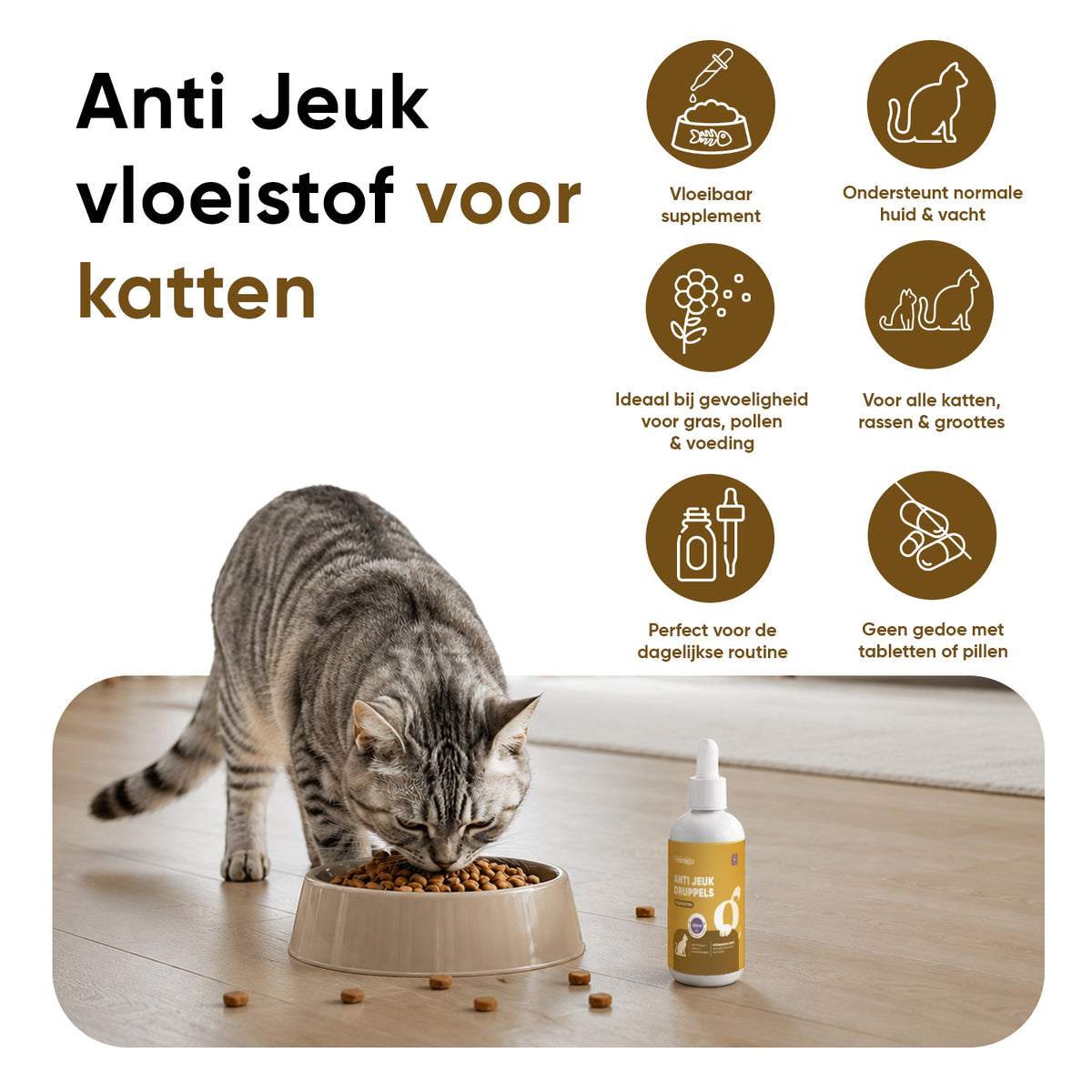 Anti-jeuk druppels voor katten