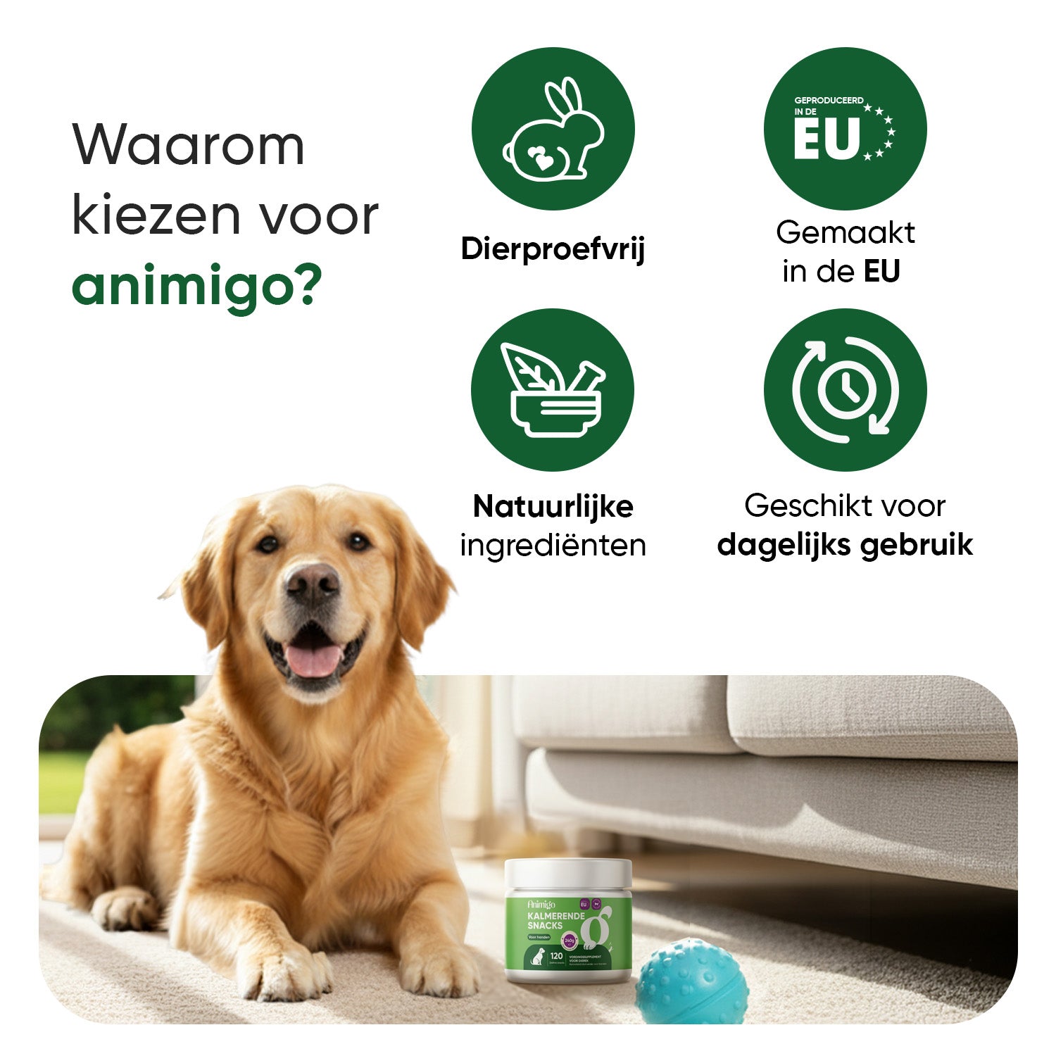 Kalmerende Kauwsnacks voor Honden