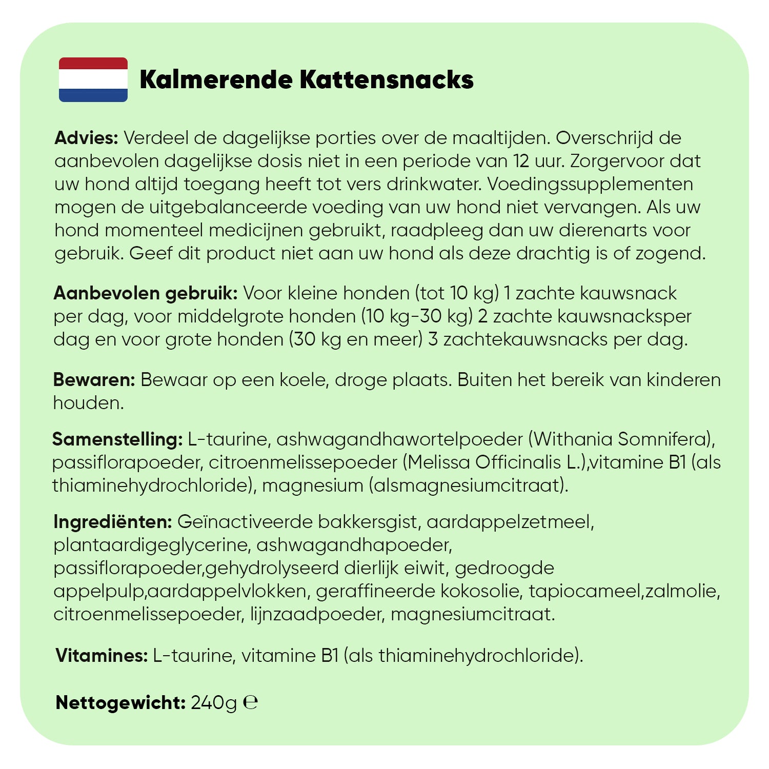 Animigo Kalmerende Druppels voor Katten 100 ml